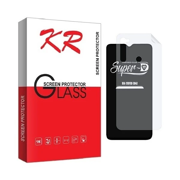 محافظ صفحه نمایش کی آر مدل 2SN مناسب برای گوشی موبایل شیائومی Redmi Note 8 به همراه محافظ پشت