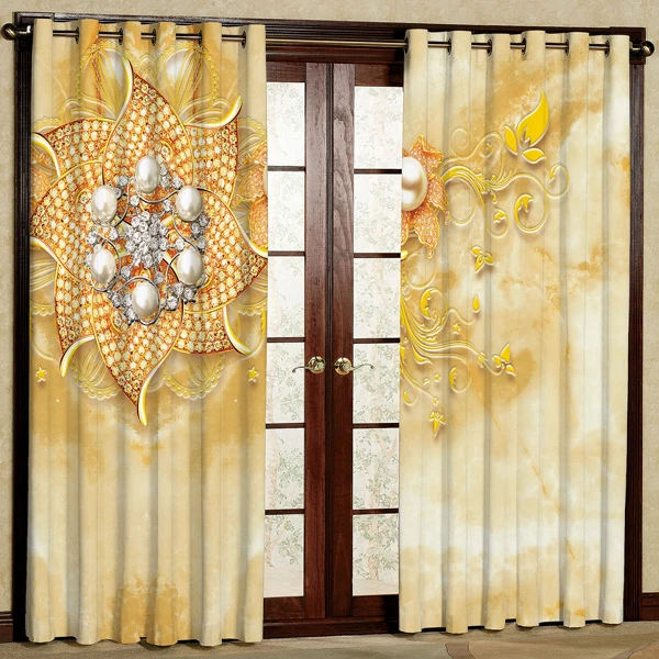 پرده مدل مخمل پانچی کد 6508 سایز 280x140 سانتی متر