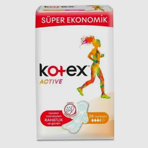 نوار بهداشتی کوتکس مدل Active بسته 18 عددی