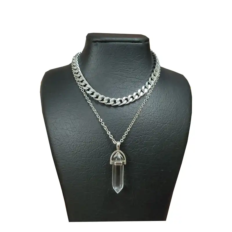 گردنبند دخترانه مدل چاکرا دو ردیف