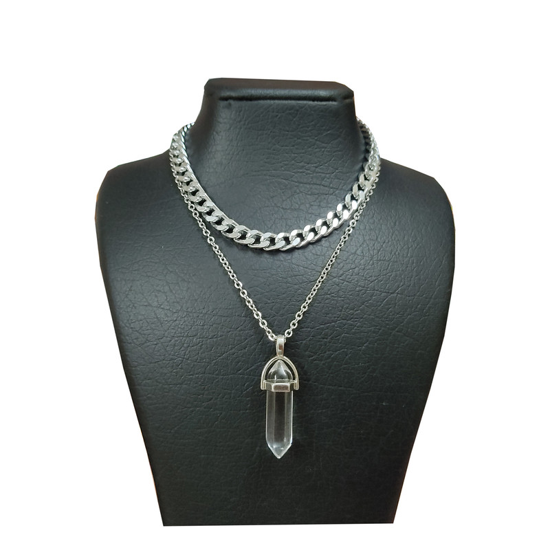 گردنبند دخترانه مدل چاکرا دو ردیف