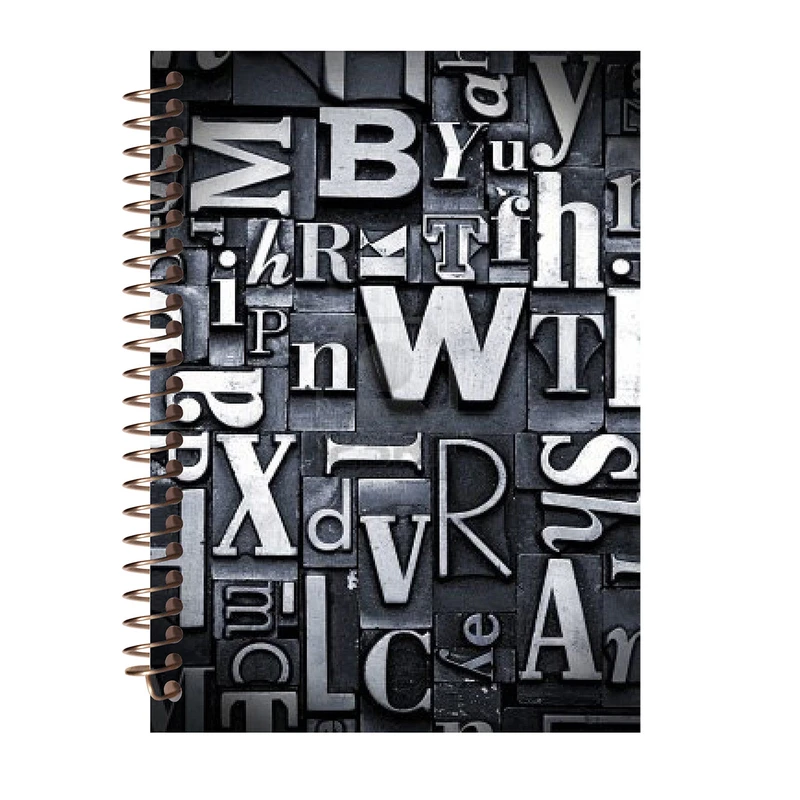 دفتر لغت طرح حروف انگلیسی کد W73