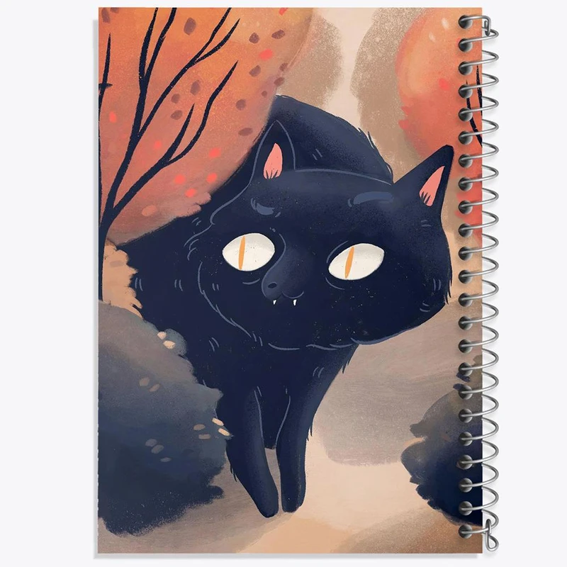 دفتر لیست خرید 50 برگ خندالو طرح گربه حیوانات بامزه کد 21070