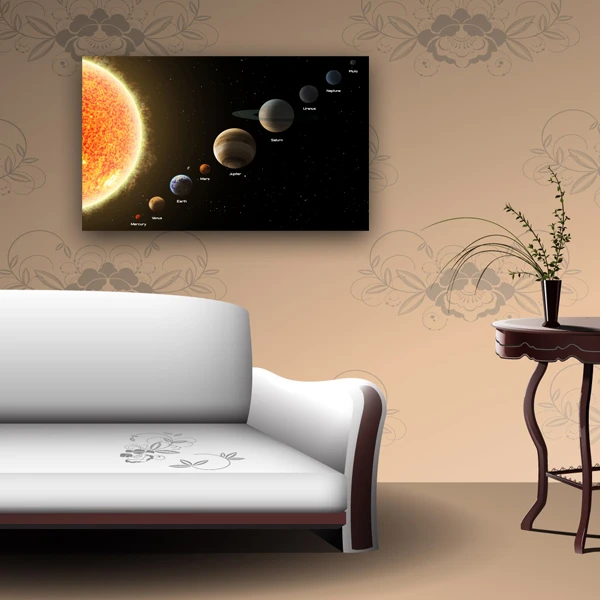 تابلو شاسی مدل منظومه شمسی  علمی  sci fi fantasy  کد 10065
