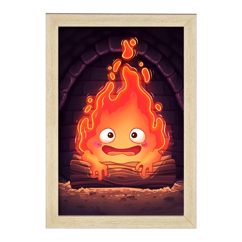 تابلو خندالو مدل کالسیفر انیمه قلعه متحرک هاول کد F9380