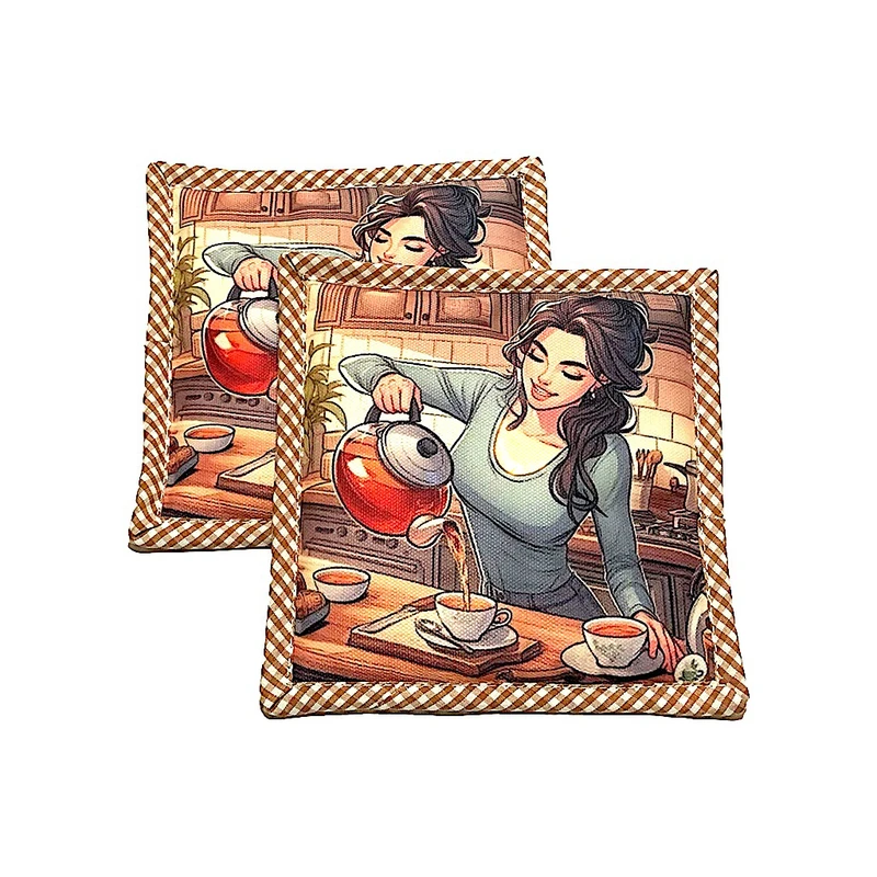 دستگیره آشپزخانه مدل وینتج Kitchen21 مجموعه دو عددی
