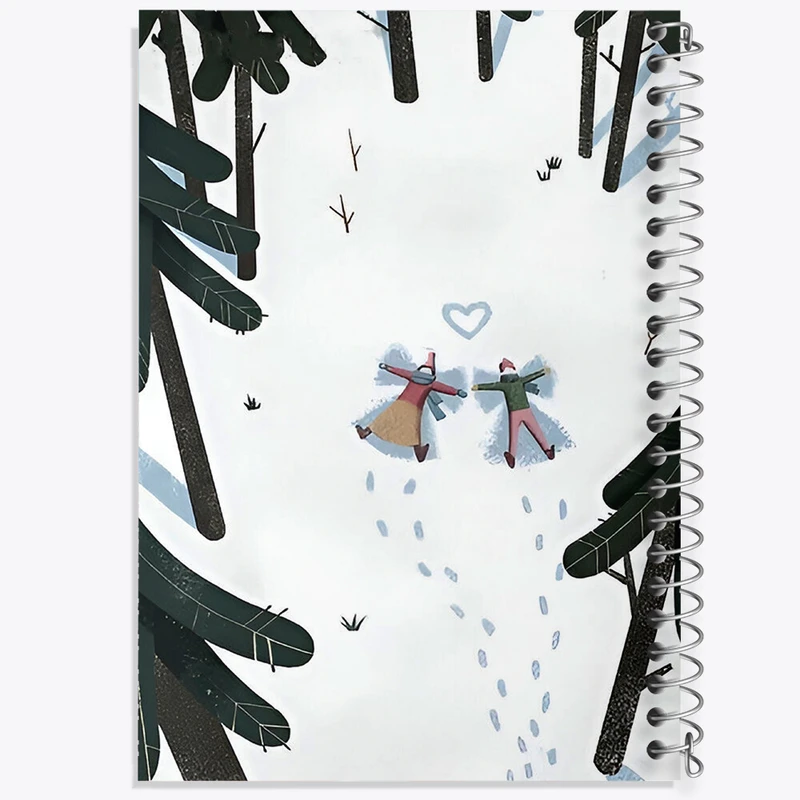 دفتر مشق 50 برگ خندالو طرح عاشقانه کد F8245