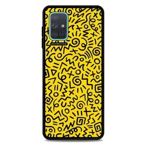 AKAM AMC-WSGA71-DOODLE3 Cover For Samsung Galaxy A71