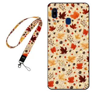Megafone Fall 0017 Cover For Samsung Galaxy A20 E Mobile Neckband 