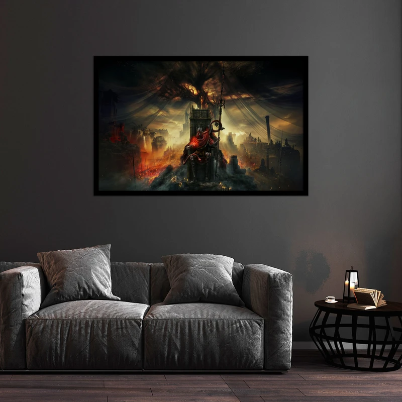 تابلو بکلیت طرح گیمینگ  بازی الدن رینگ مدل B-bu1182