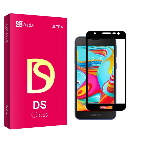 محافظ صفحه نمایش شیشه ای آسدا مدل DS glass مناسب برای گوشی موبایل سامسونگ Galaxy A2 Core