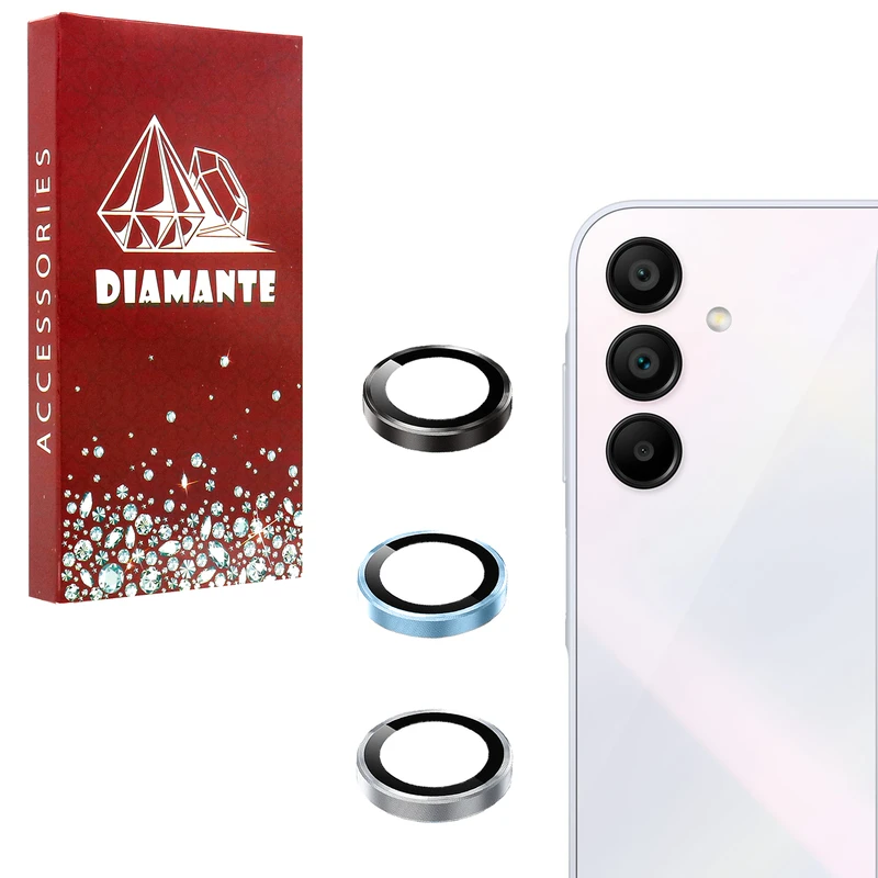 محافظ لنز دوربین فلزی مدل lenjeu مناسب برای گوشی موبایل سامسونگ Galaxy A55