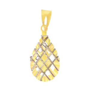 آویز گردنبند طلا 18 عیار زنانه مدل HS333