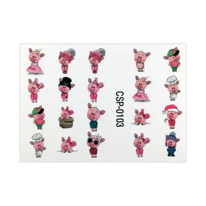 برچسب لنز ناخن مدل فانتزی کد 103