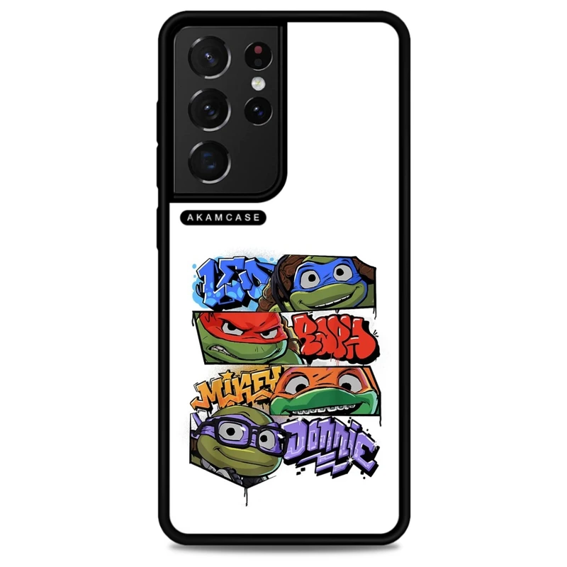 کاور آکام مدل AMC-WSGS21U-NINJA TURTLES11 مناسب برای گوشی موبایل سامسونگ Galaxy S21 Ultra