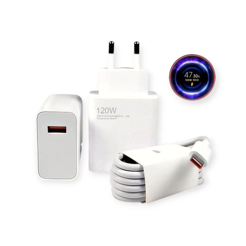 شارژر دیواری 120 وات مدل MDY-12-EF به همراه کابل USB-C