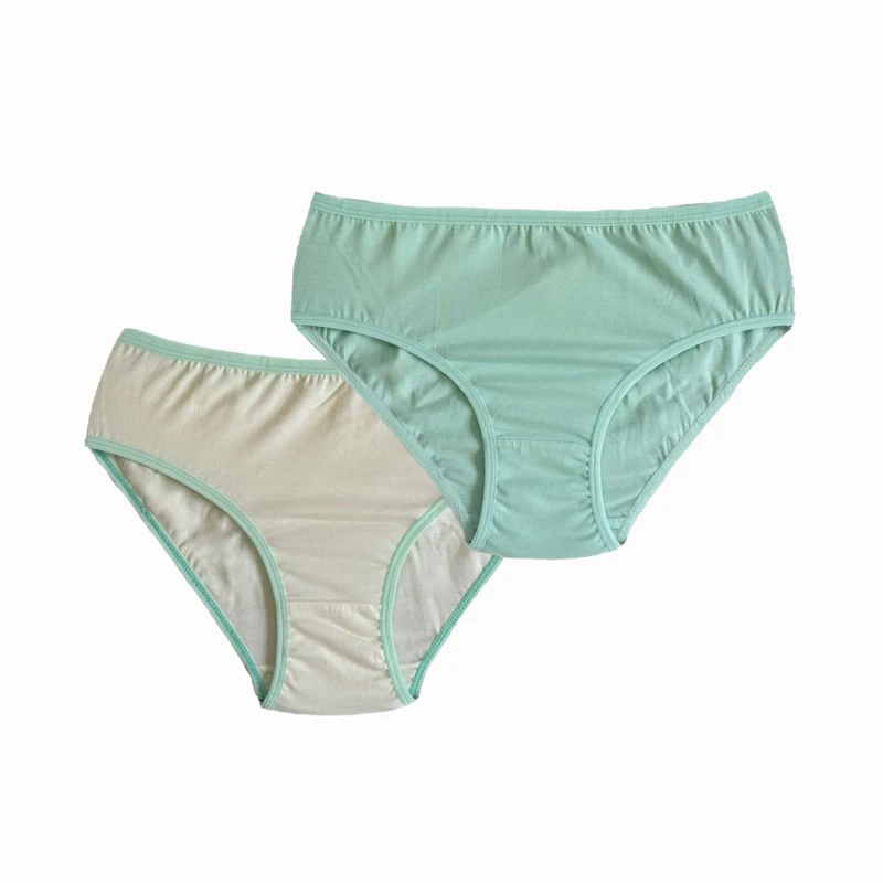 شورت زنانه مدل اسلیپ سوپر‌نخ پنبه بسته 2 عددی