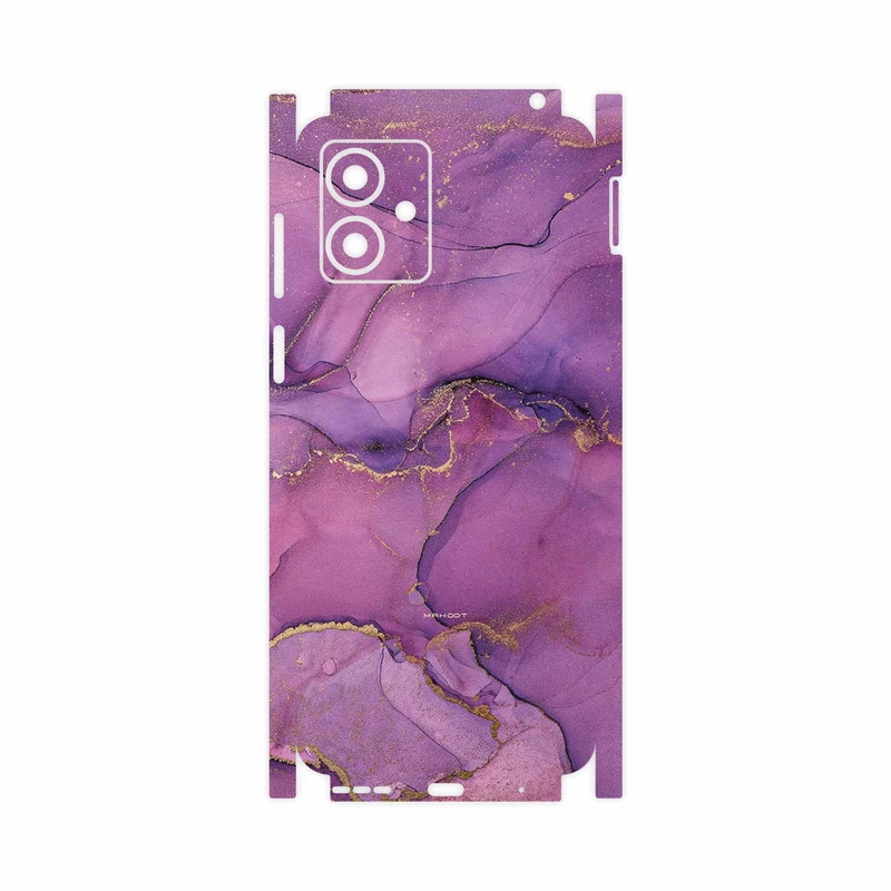 برچسب پوششی ماهوت مدل Purple Marble-FullSkin مناسب برای گوشی موبایل موتورولا Moto G14