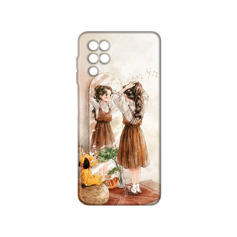 کاور مدل دخترانه کد 185 مناسب برای گوشی موبایل سامسونگ galaxy A12 / M12