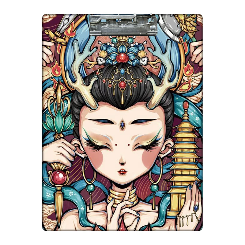 تخته شاسی طرح دختر ژاپنی  کد 8314535 سایز A4