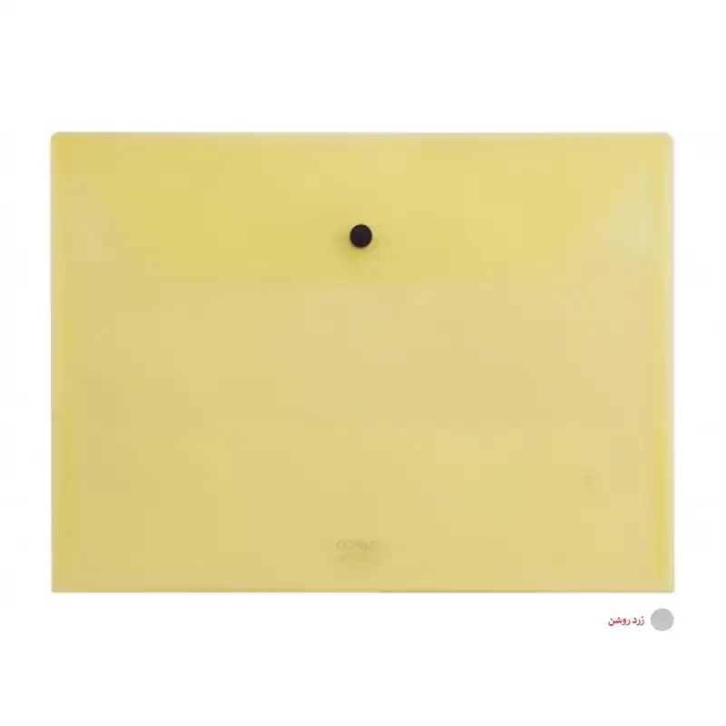 پوشه دکمه دار پاپکو مدل شفاف کد A4-105T