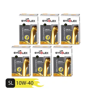 روغن موتور خودرو سینولکس مدل آریاس 10W-40 SL ظرفیت 4 لیتر بسته 6 عددی