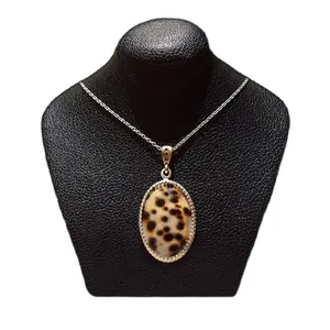 گردنبند نقره زنانه مدل سنگ دار G-3307