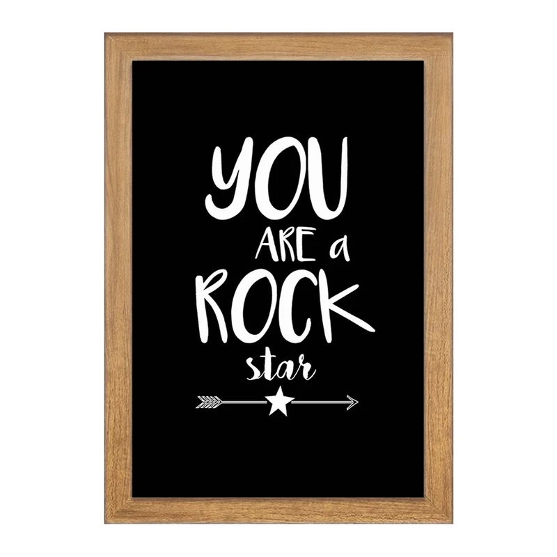 تابلو خندالو مدل You Are A Rock Star کد F11419
