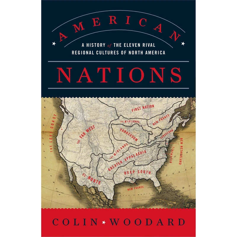 کتاب American Nations اثر Colin Woodard انتشارات تازه ها