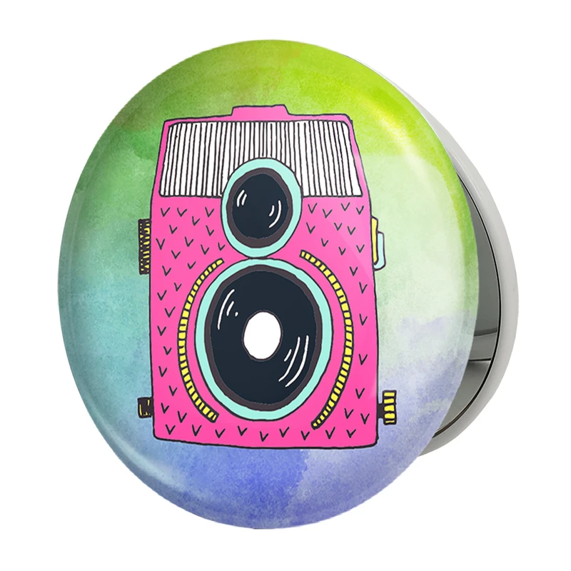 آینه جیبی خندالو طرح دوربین مدل تاشو کد 1711 