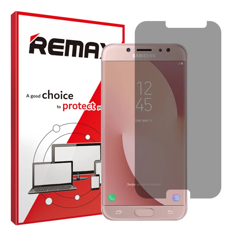 محافظ صفحه نمایش حریم شخصی ریمکس مدل Resistant مناسب برای گوشی موبایل سامسونگ Galaxy J7 Pro