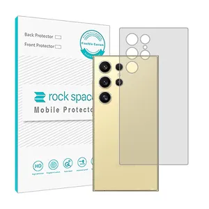 Transparent Rockspace HyGEL back cover suitable for Samsung Galaxy S24 Ultra mobile phone