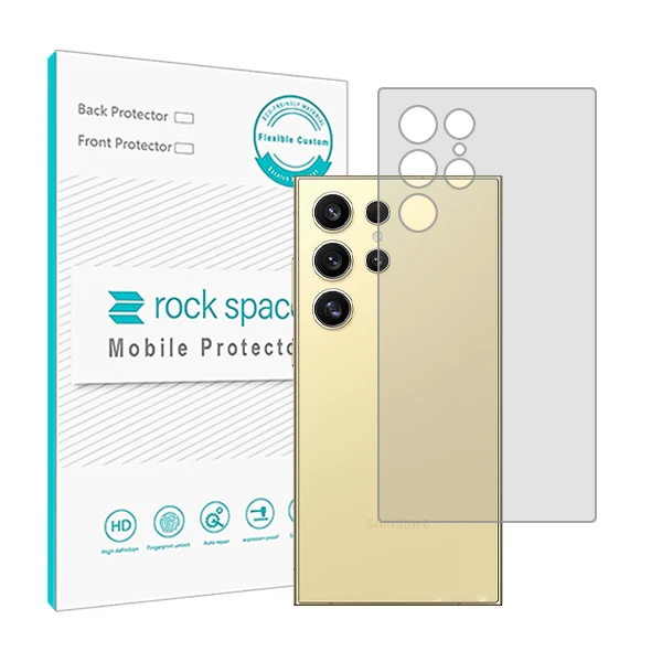 محافظ پشت گوشی شفاف راک اسپیس مدل Anti-Shock مناسب برای گوشی موبایل سامسونگ Galaxy S24 Ultra