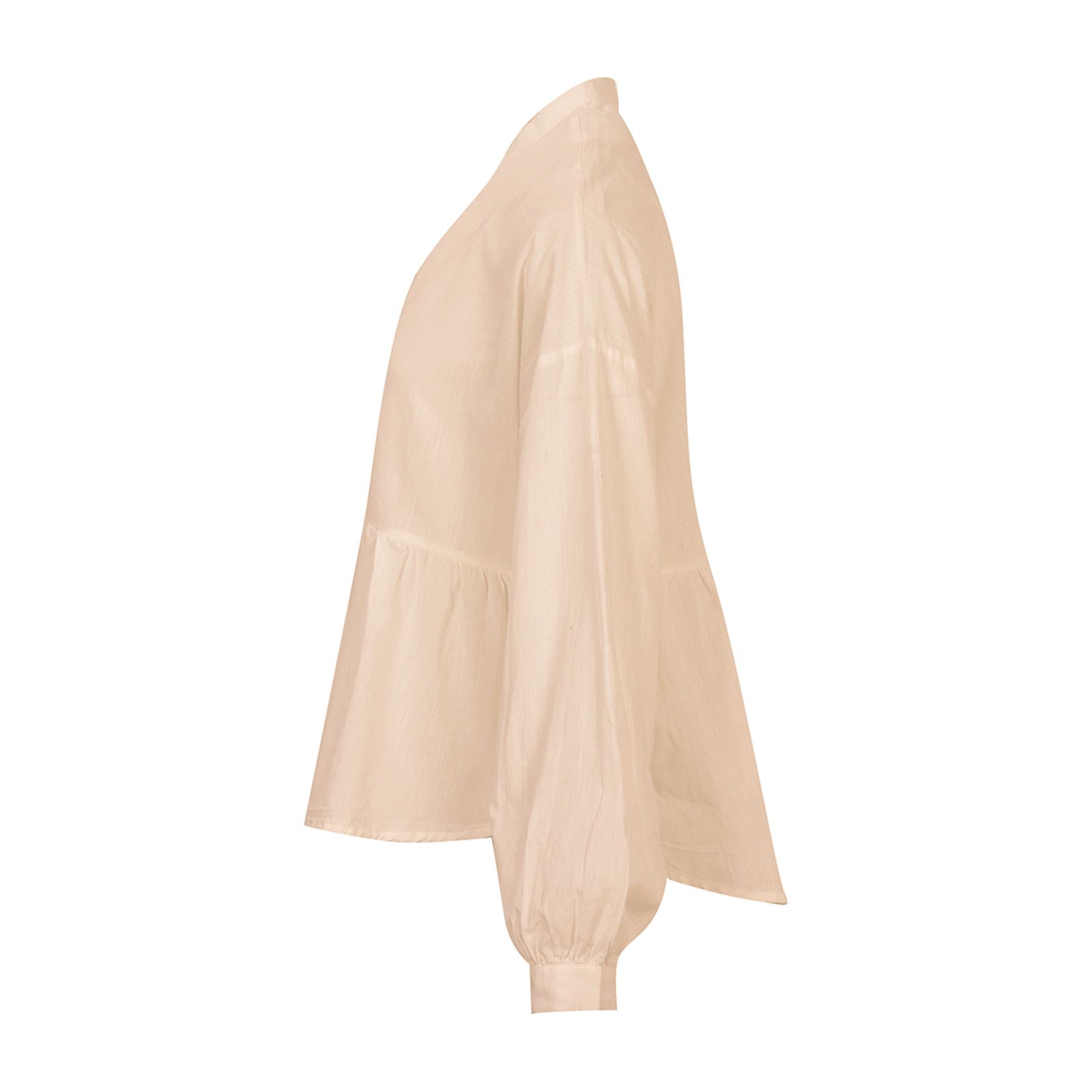 بلوز آستین بلند زنانه بادی اسپینر مدل 3622 کد 1 رنگ سفید -  - 3