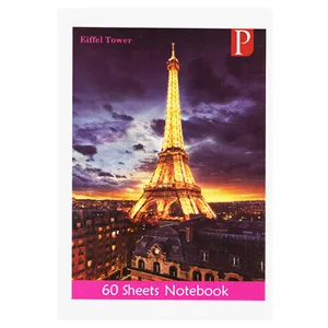 دفتر مشق 60 برگ مدل برج ایفل 