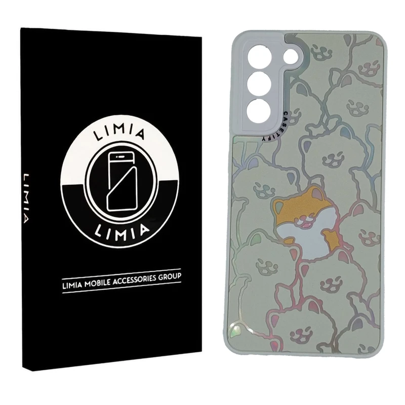 کاور لیمیا مدل فانتزی لنزدار طرح عروسکی PVD مناسب برای گوشی موبایل سامسونگ Galaxy S21 FE