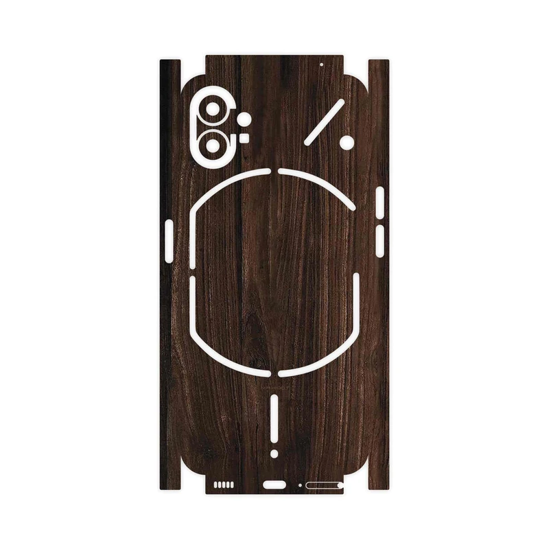 برچسب پوششی ماهوت مدل Dark_Walnut_Wood-FullSkin مناسب برای گوشی موبایل ناتینگ Phone 1