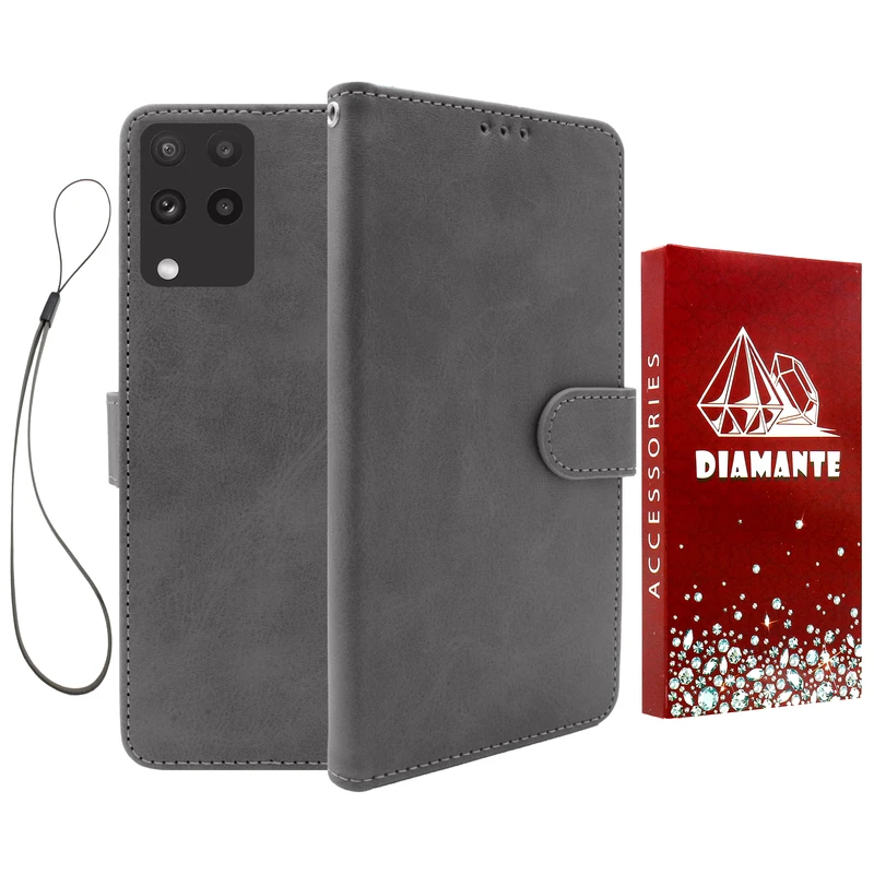 کیف کلاسوری دیامانته مدل Chanta Rd مناسب برای گوشی موبایل سامسونگ Galaxy M12 به همراه بندآویز