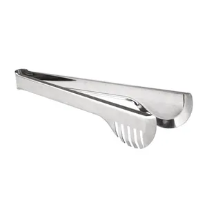 انبر سالاد شنگیا مدل استیل نیم گرد