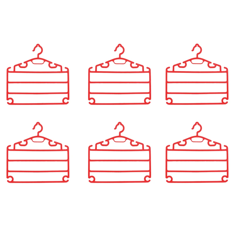 آویز شال و روسری بابل کارپت مدل طبقه ای بسته 6 عددی