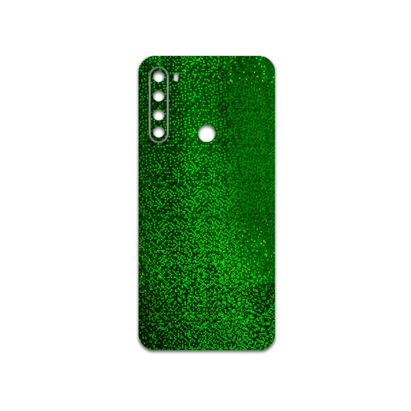 برچسب پوششی ماهوت مدل Green-Holographic مناسب برای گوشی موبایل شیائومی Redmi Note 8 2021