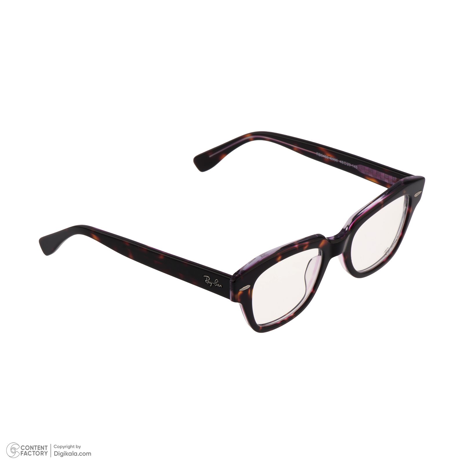 فریم عینک طبی ویفرر (Wayfarer) زنانه ری بن مدل 0RB5486-8098 مناسب برای صورت مستطیل، مربع، بیضی و قلب -  - 2