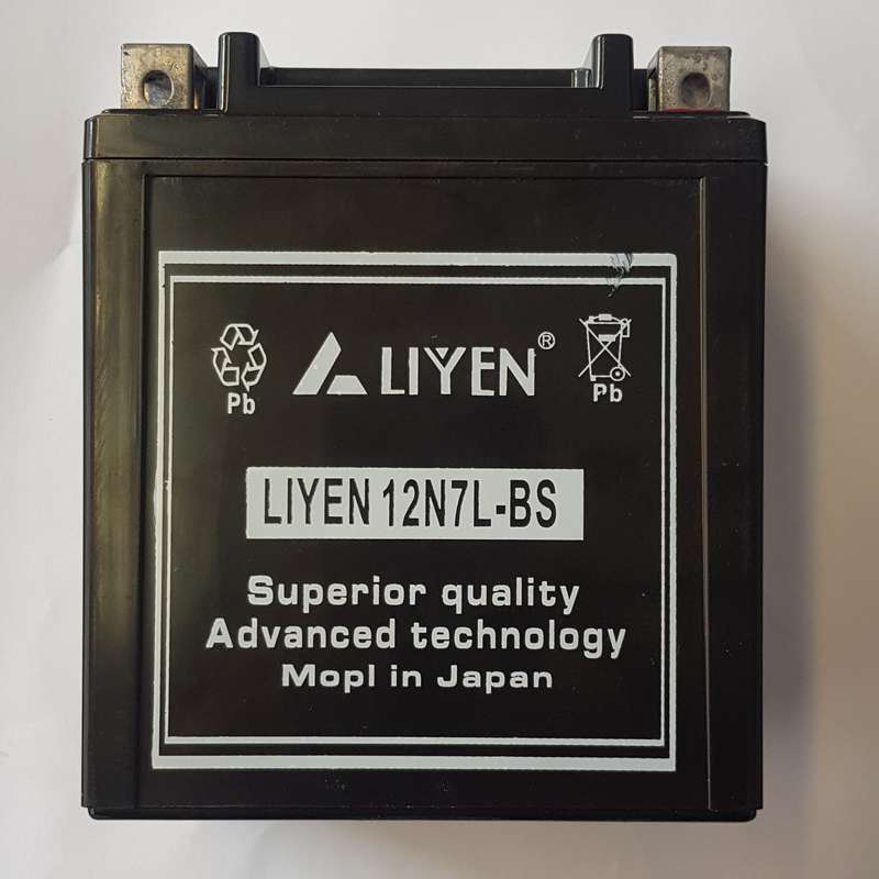 باتری موتورسیکلت لاین مدل 12N7L_BS