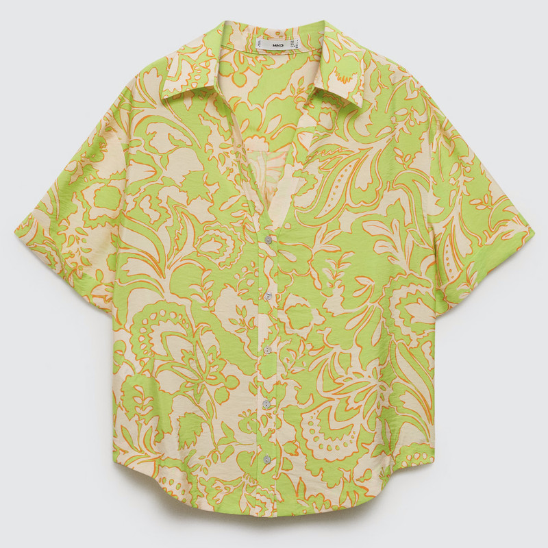 شومیز آستین کوتاه زنانه مانگو مدل 77020349