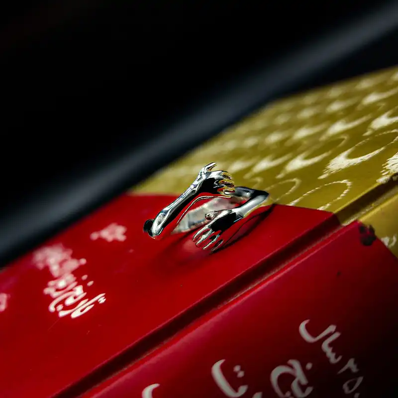 انگشتر نقره زنانه مدل آغوش MRJ202030