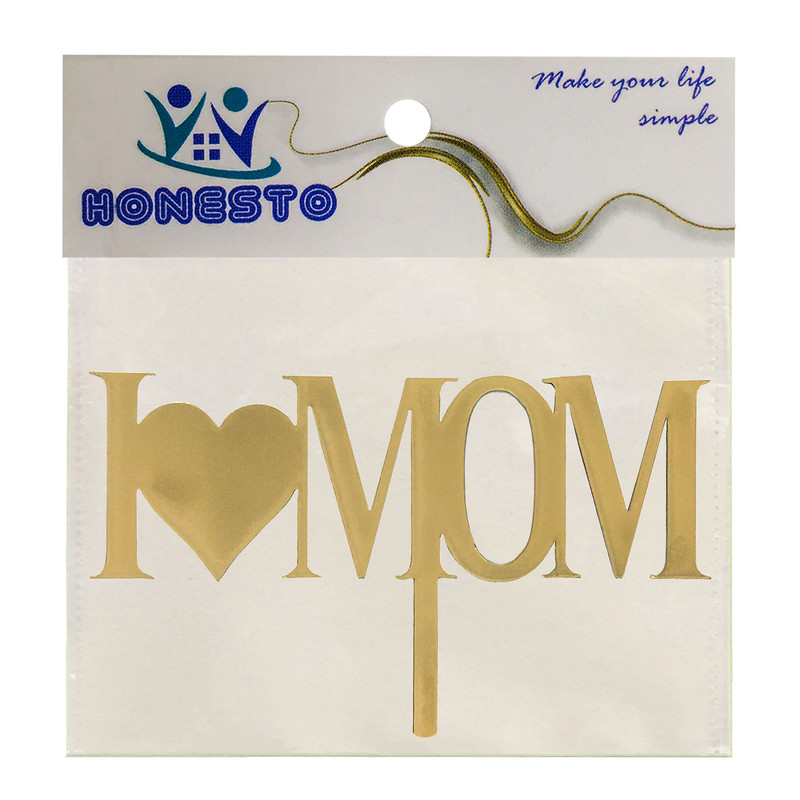 تاپر کیک هانستو مدل I love MOM کد TP001