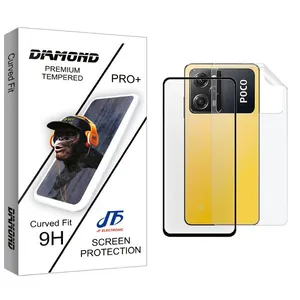 JF Diamond Screen Protector For Xiaomi  Poco X5 Pro With Back Protector
