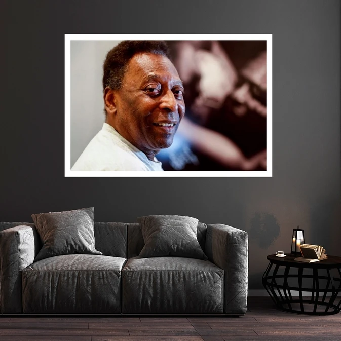 تابلو بکلیت طرح مشاهیر فوتبال , پله مدل قاب شاسی W-s9857