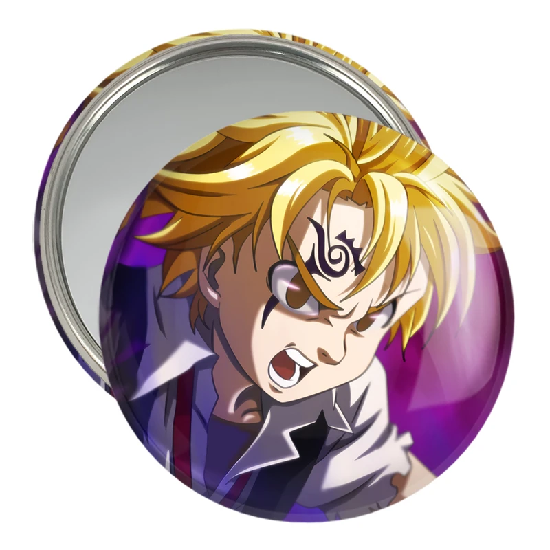 آینه جیبی خندالو مدل ملیوداس انیمه هفت گناه کبیره  کد 17593