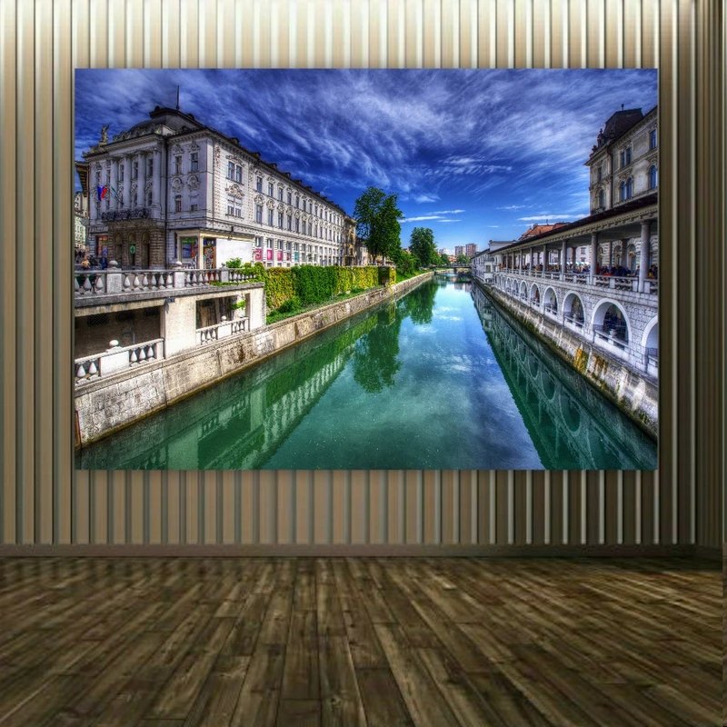 پوستر دیواری طرح نمای شهرهای جهان کد FP10147